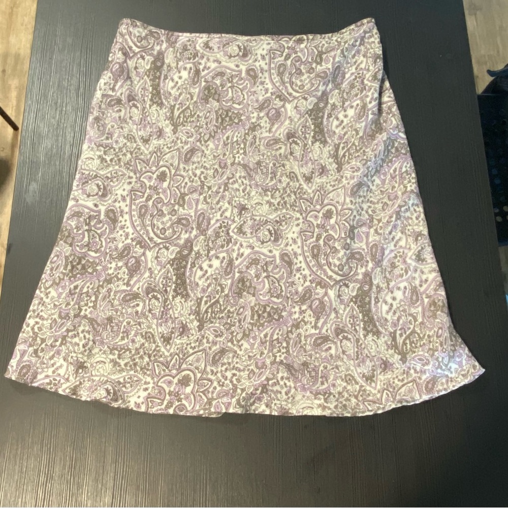Ricki's Paisley A-Line Knee-Length Skirt